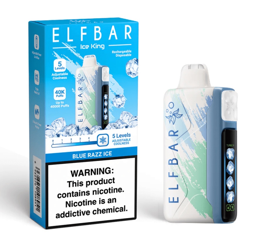 ELFBAR ICE KING 40k Blue razz ice 🫐