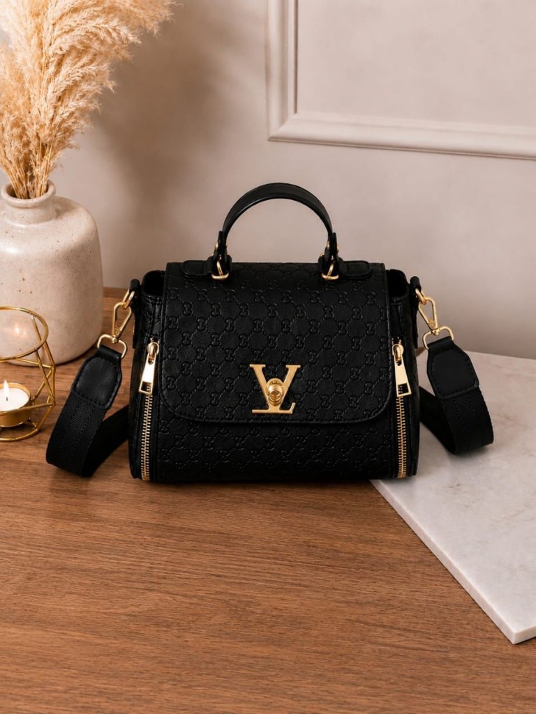 Louis Vuitton bolso negro y cafe