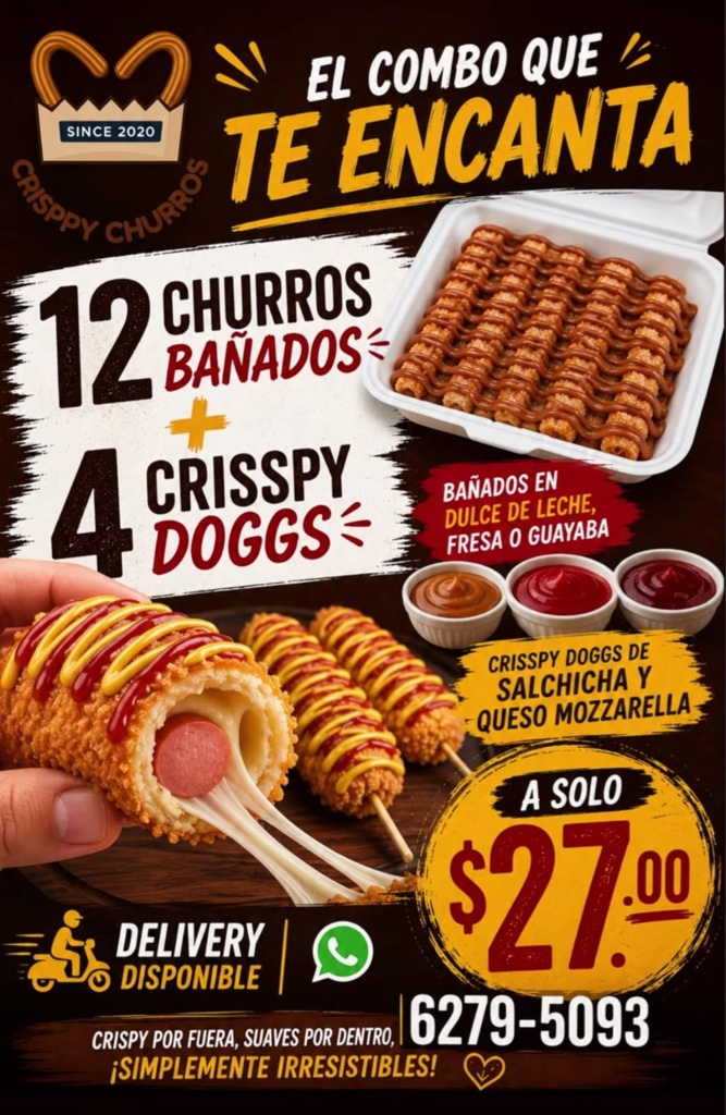 Crisppy Churros combo 12+4