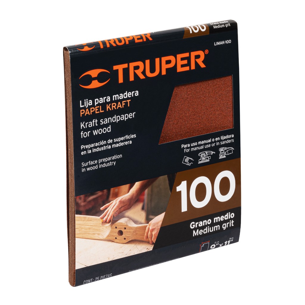 Lija Madera 100 Truper