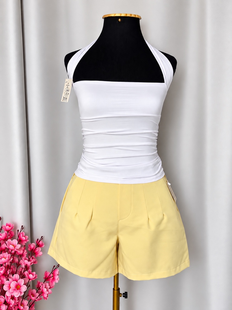 Blusa branca alças