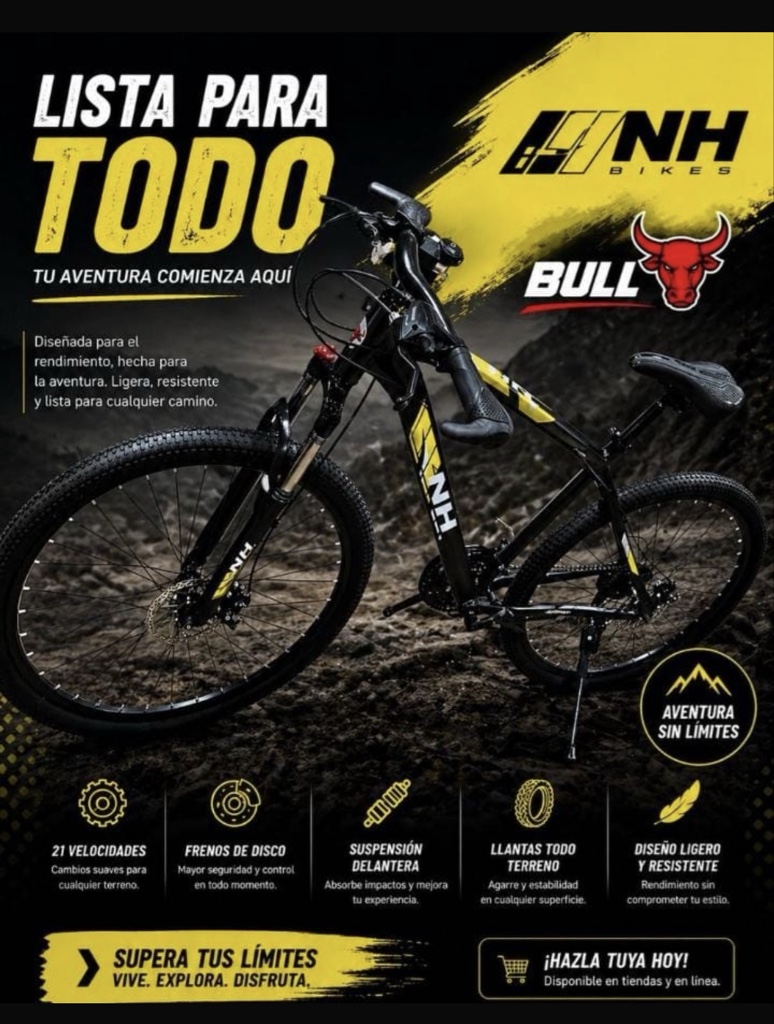 Bici rodado 29 bull