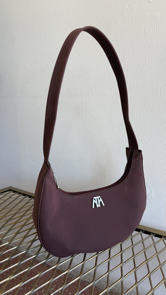 Mini bag bordo gamuza