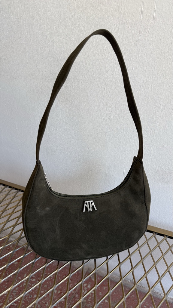 Mini bag gamuza verde