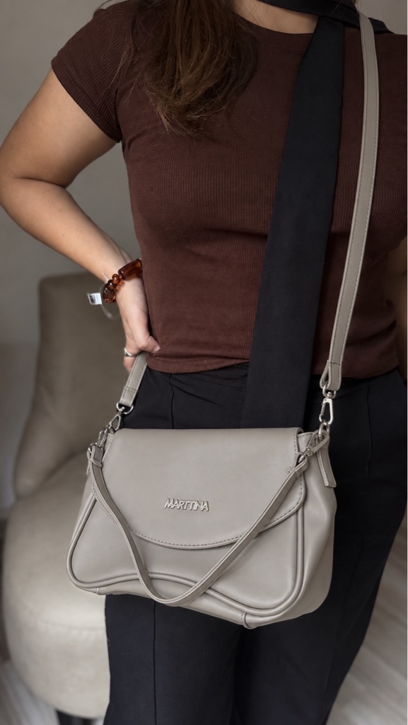 Cartera Josefa gris