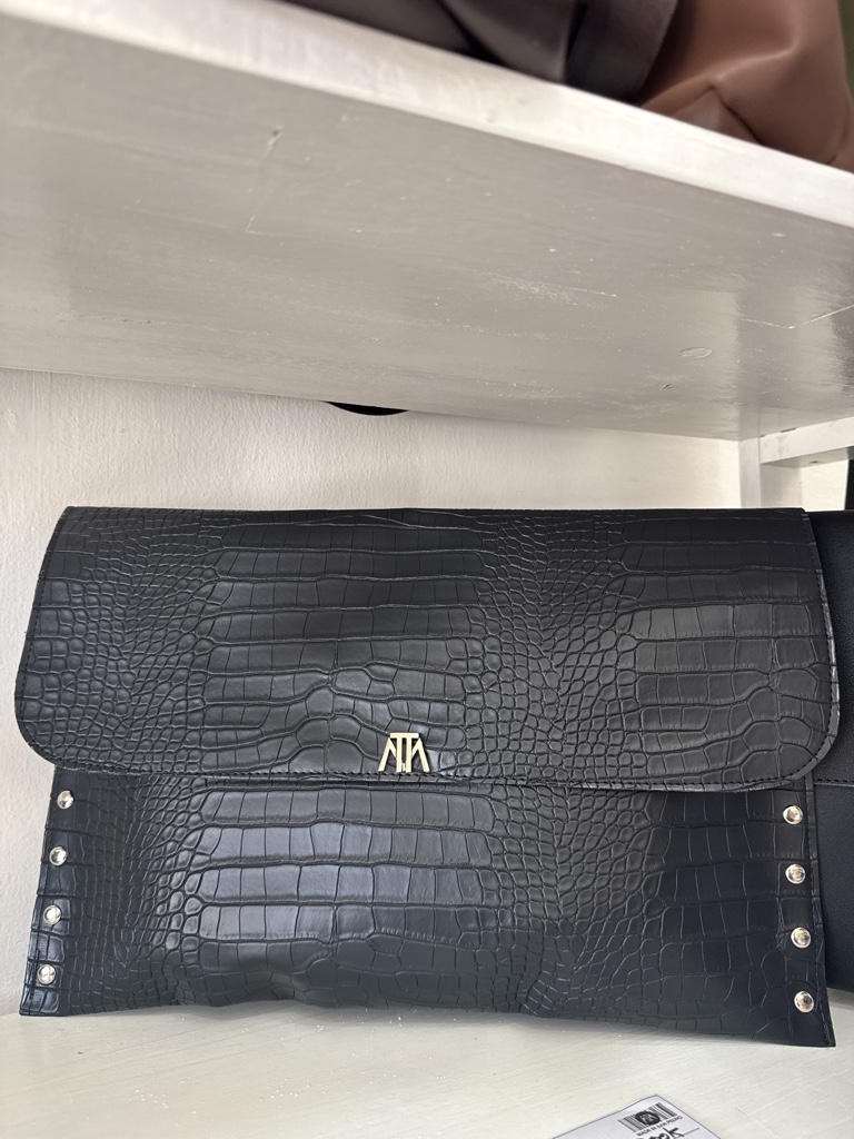 Porta compu negro crocco