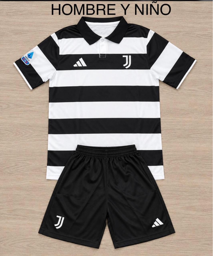 Juventus negro raya blanca
