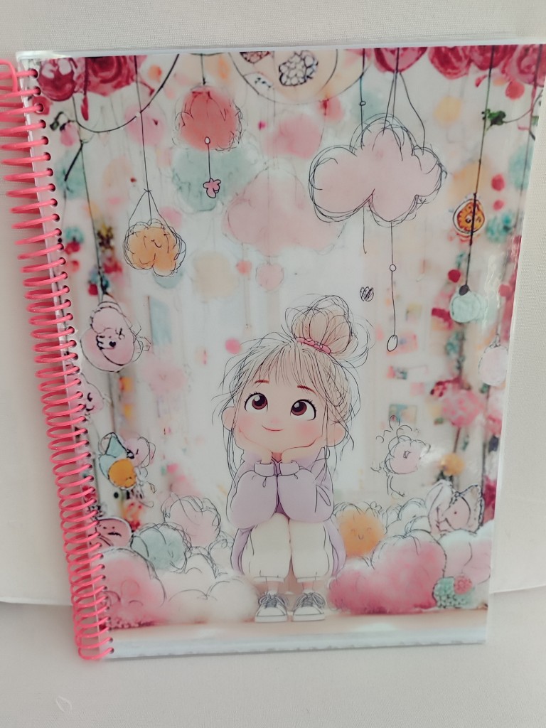CUADERNO A4 BOHO HOJAS CUADRICULADAS, RAYADAS O LISAS