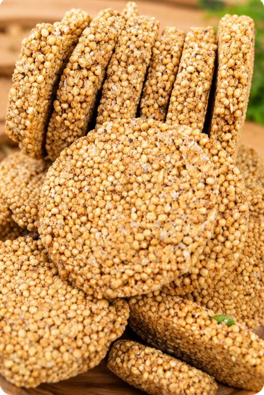 Galleta de quinua y semillas