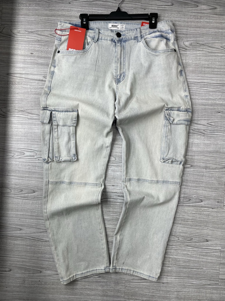 Pantalón Cargo Celeste Redox