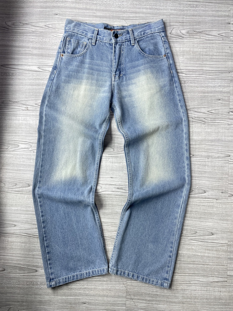 Pantalón Baggy Celeste