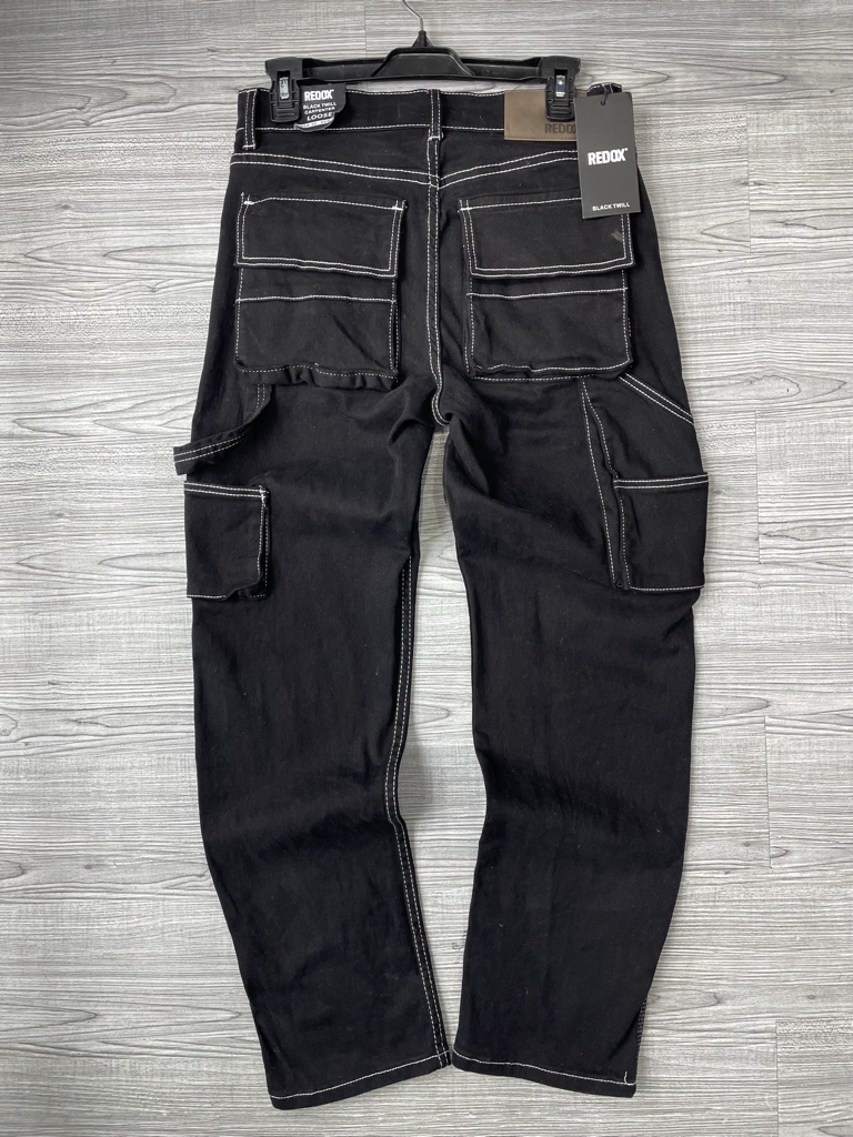 REDOX pantalón negro carpintero
