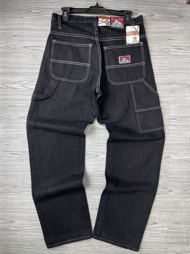 Pantalón Carpintero Negro Ben Davies