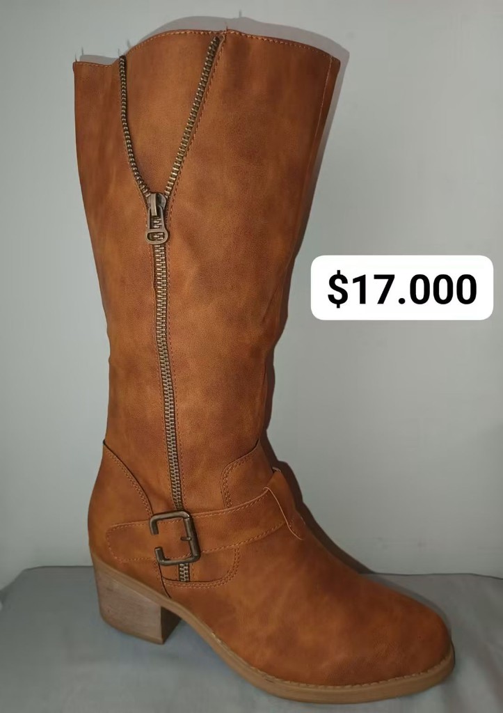 Bota eco cuero Taupe