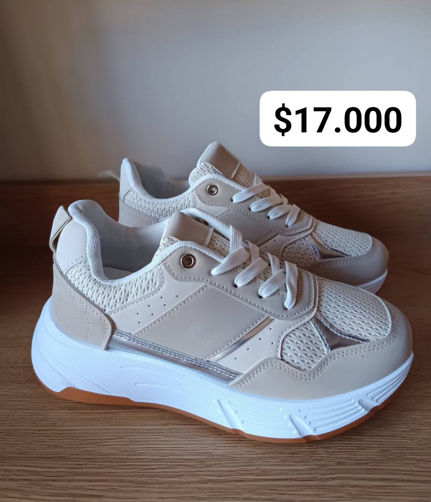 Zapatillas Beige