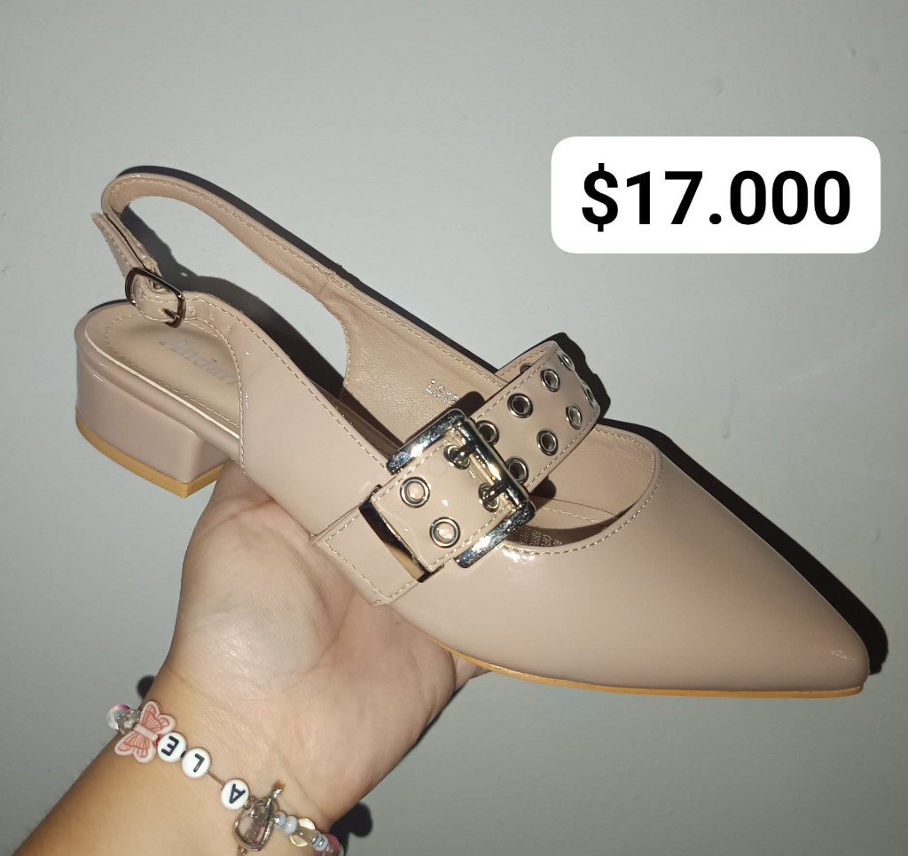 Stiletto bajo color Nuder