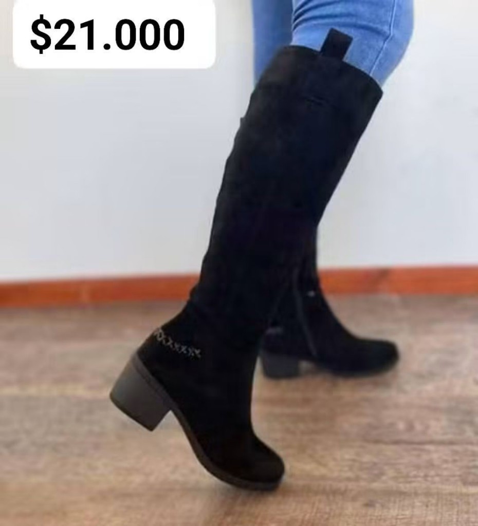 Bota Negra larga