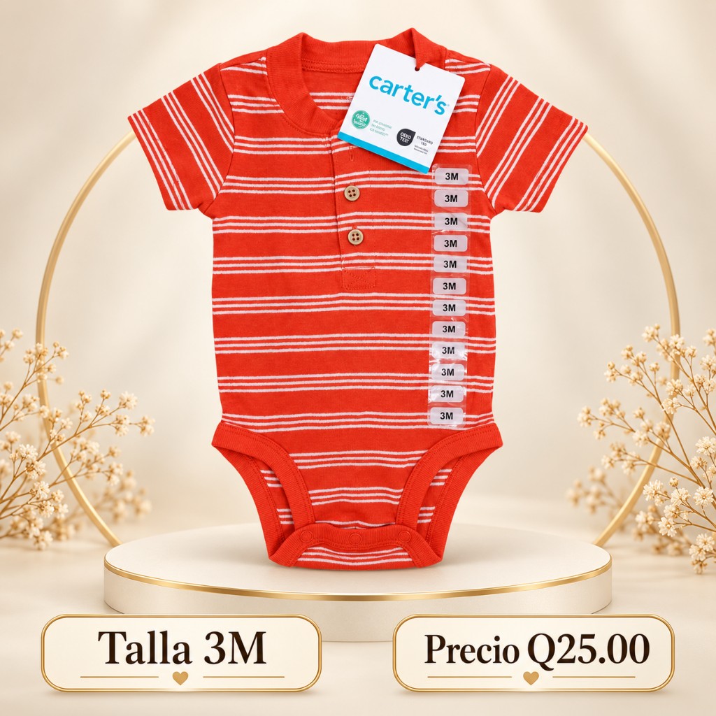 Body de niño rayas de 3m