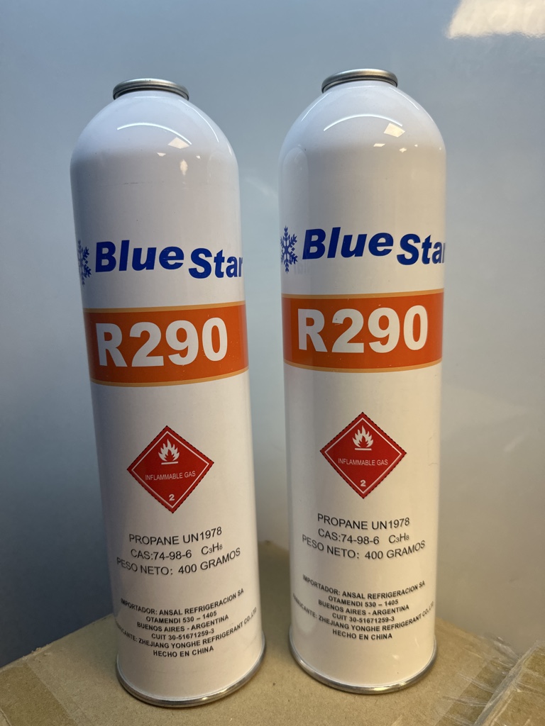R290 lata refrigerante