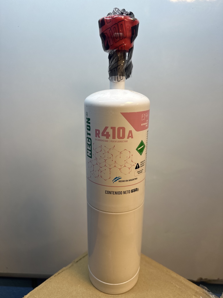 Necton R410A lata refrigerante con valvula