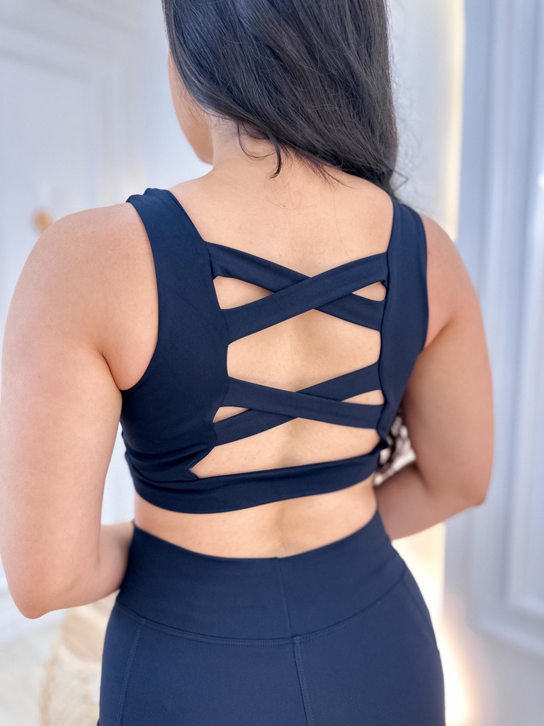 Conjunto de short com bolso na lateral top detalhes