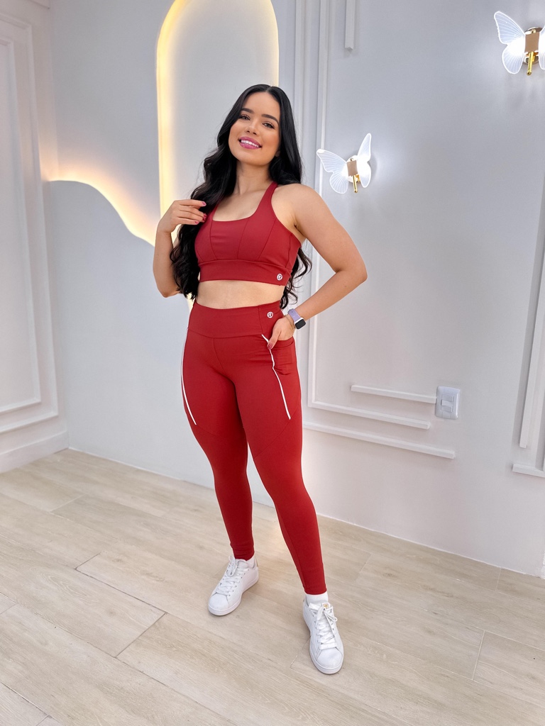 Conjunto de legging detalhes vivo