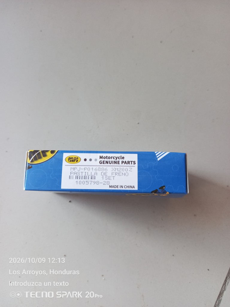 Pastillas de freno delanteras xm200z