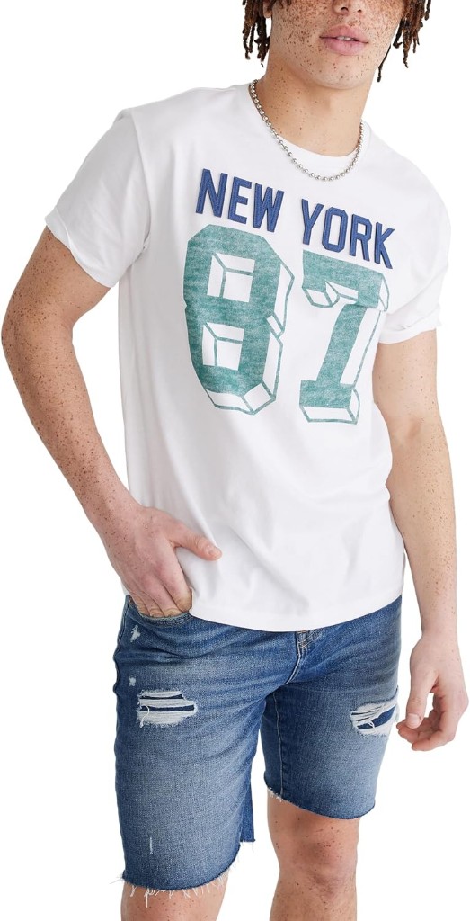 Aeropostale (Small) Camiseta blanca New York 87