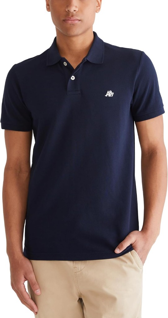 Aeropostale (Small) A&F polo azul oscuro