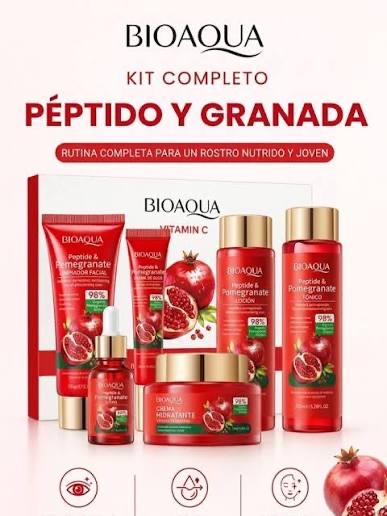 Kit Bioaqua peptido y granada