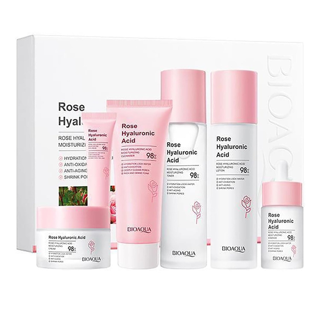 Kit Bioaqua Rose Hyaluronic Acid