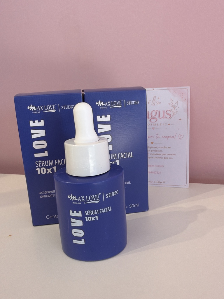 Max Love 10x1 sérum facial azul