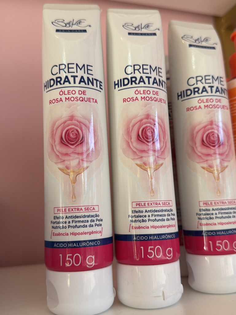 Belkit creme hidratante rosa mosqueta 150g