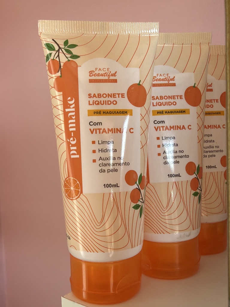 Face Beautiful Sabonete Líquido Vitamina C