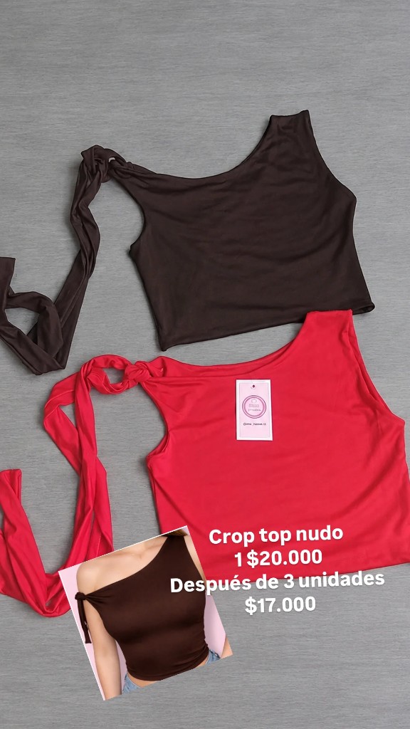 Crop top lazo