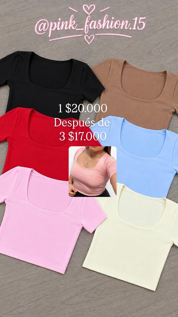 Crop top cuello cuadrado