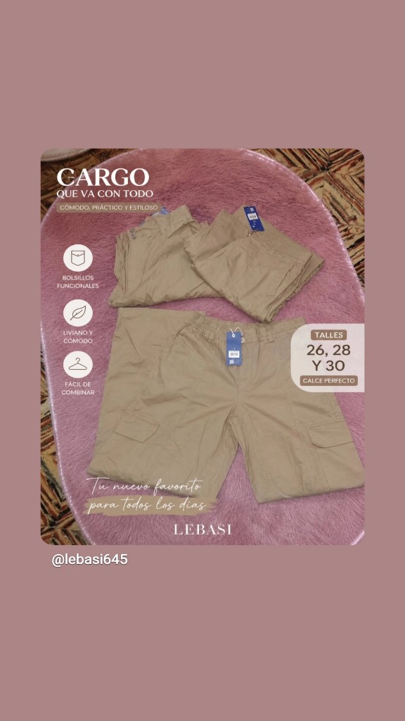 Cargo claro canva