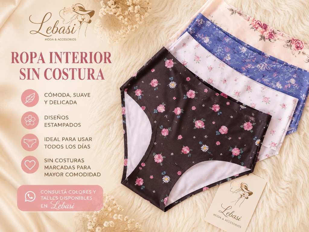Ropa interior sin costura..