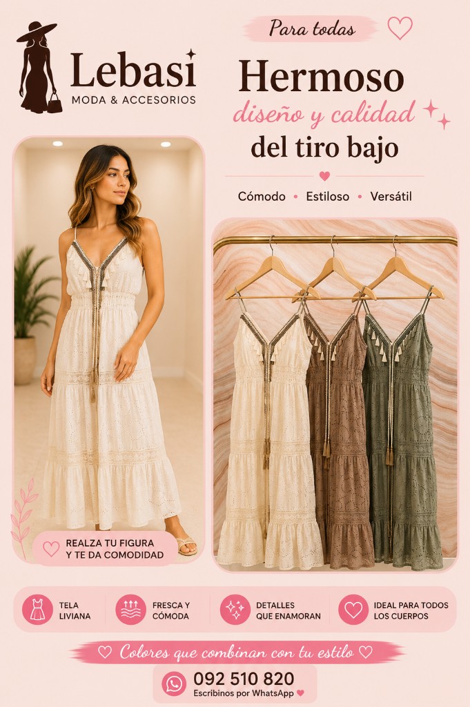 Vestido con bordado
