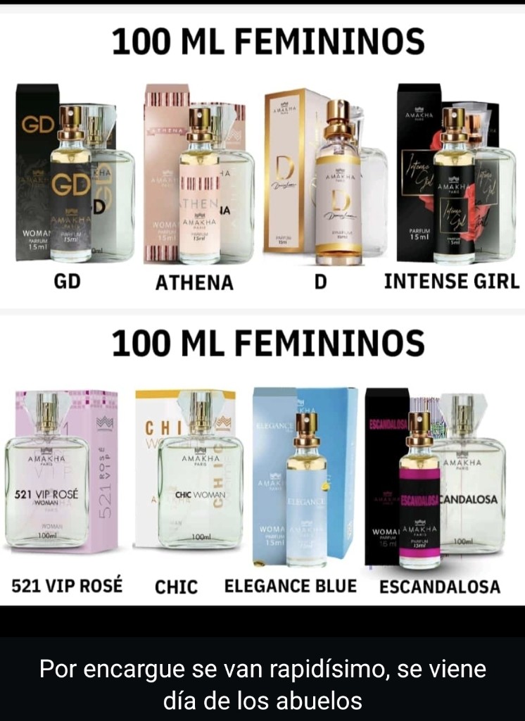 Perfumes de 100ml