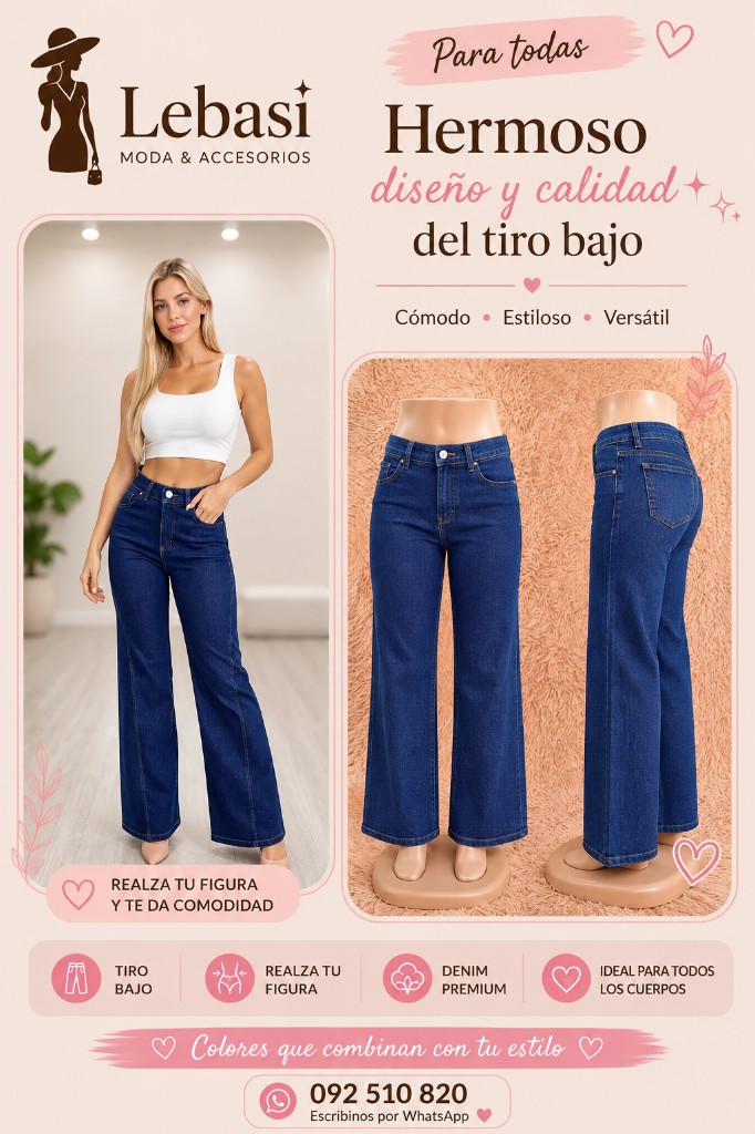 JEANS SAFIRA AZUL ALICRADO