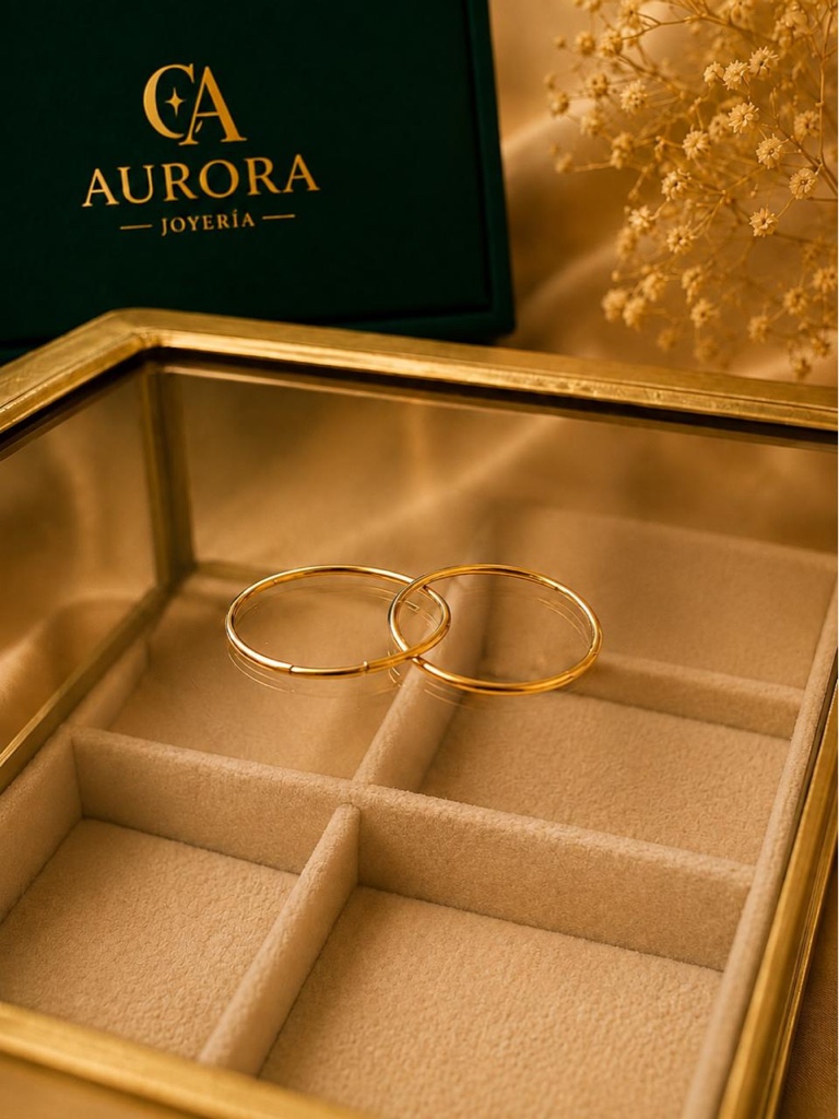 Candongas Lisas Gold / 1,1 Gr / Oro 18k