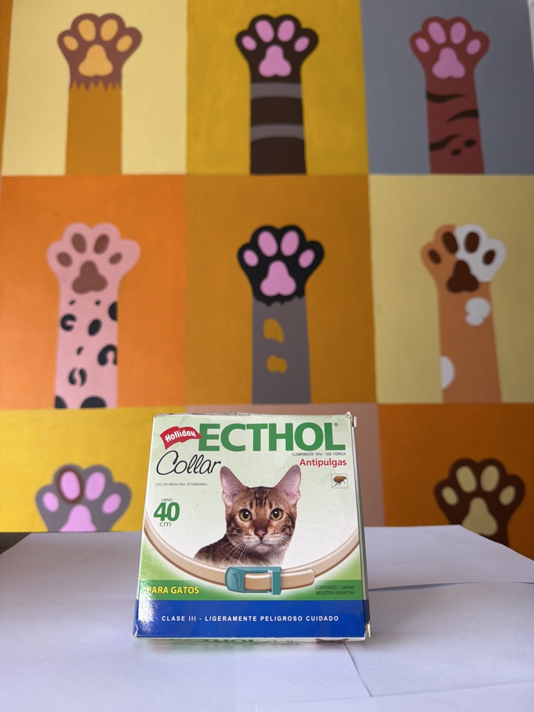 Collar Ecthol antipulgas para gatos 40cm