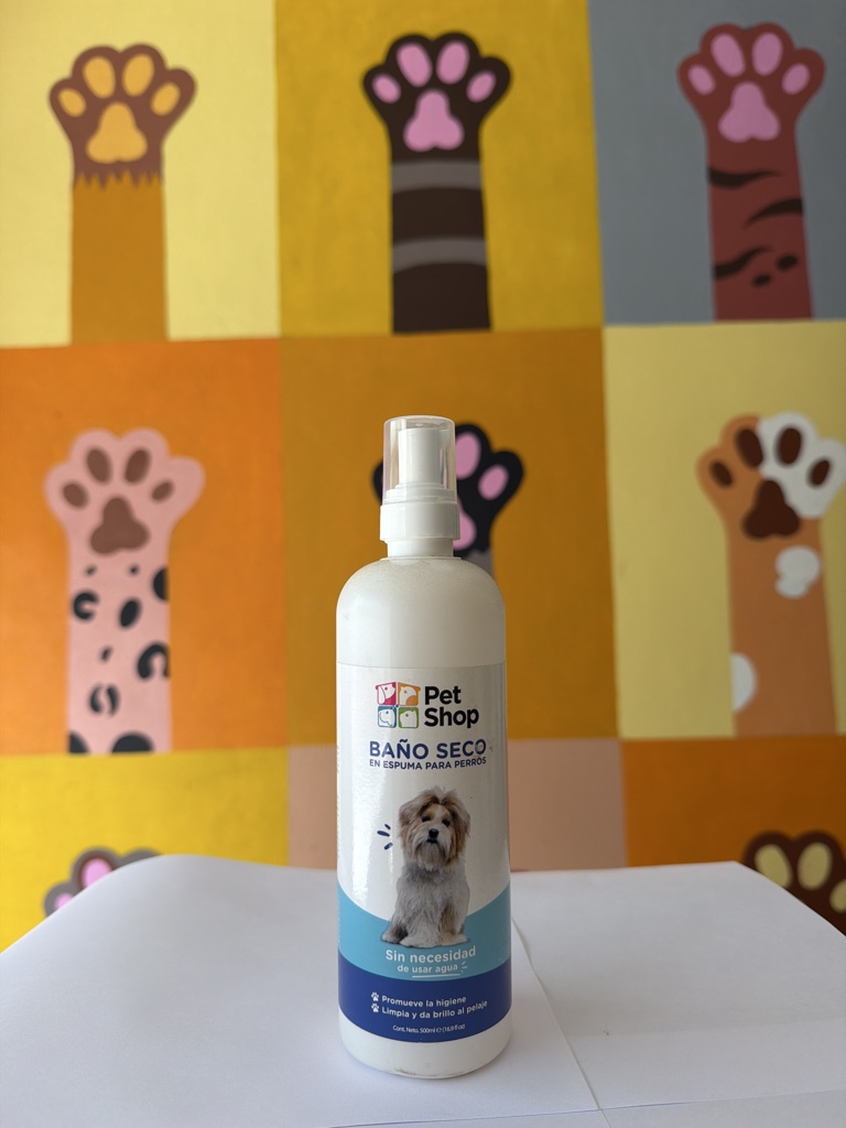 Baño seco para perros