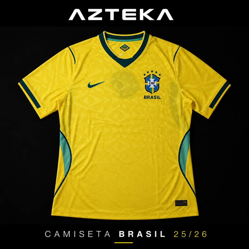 Camiseta Brasil Titular 25/26