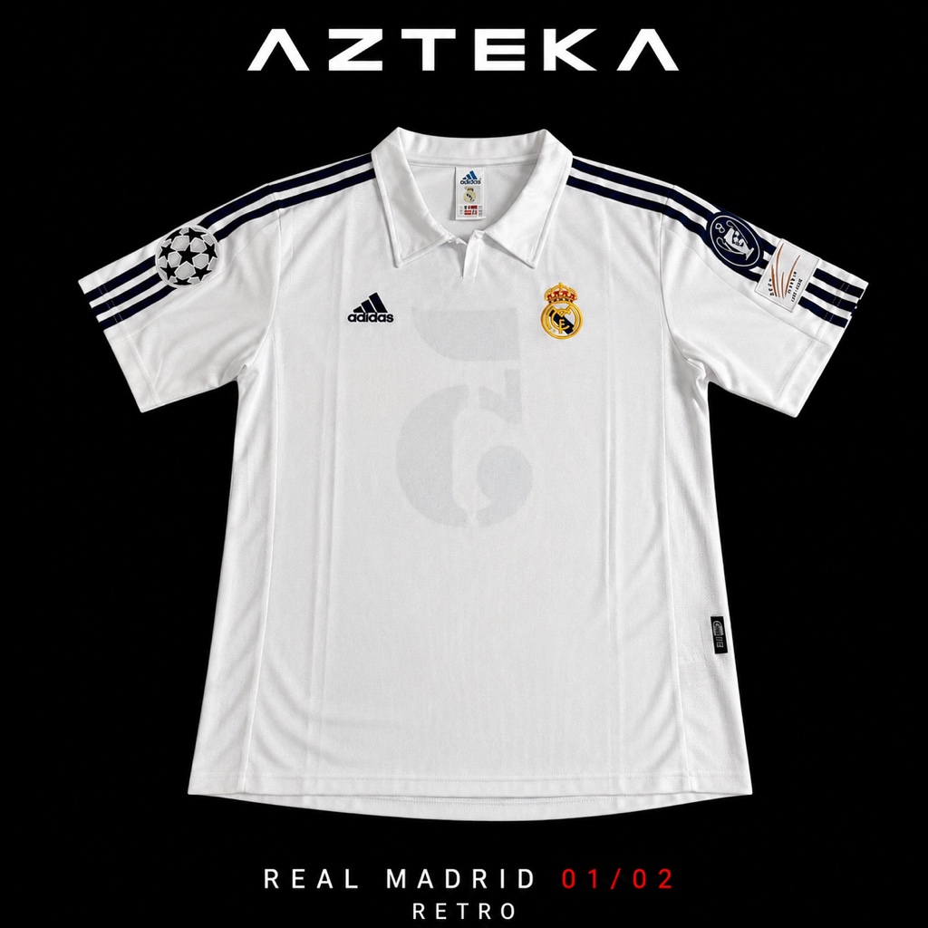 Camiseta Real Madrid Titular  01/02 Zidane 5