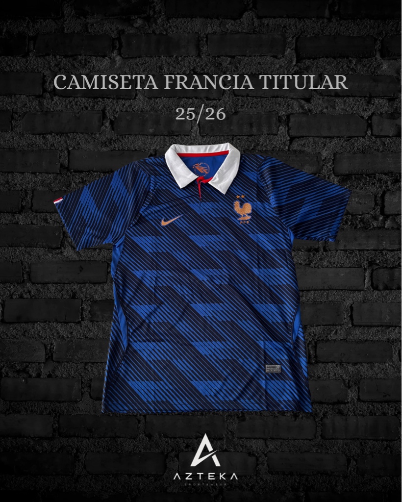 Camiseta Francia Titular 25/26 (Hincha)