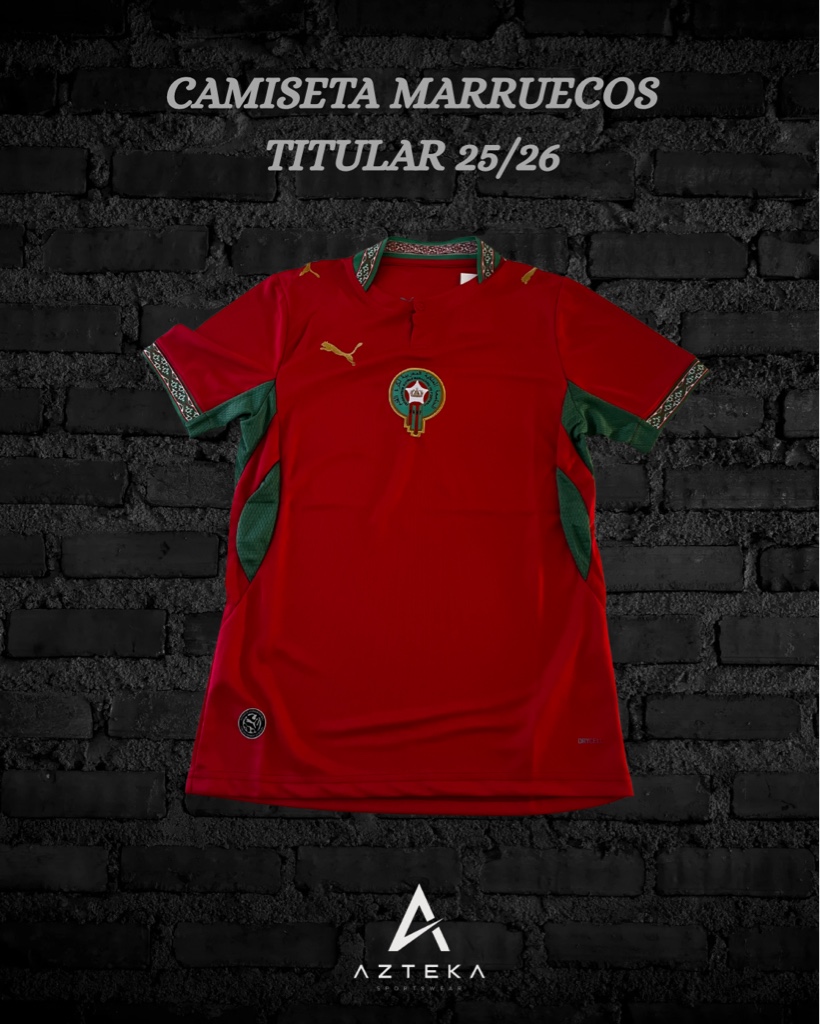 Camiseta Marruecos Titular 25/26 (Hincha)