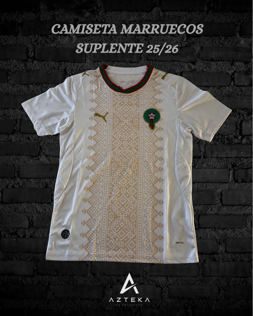 Camiseta Marruecos Suplente 25/26 (Hincha)