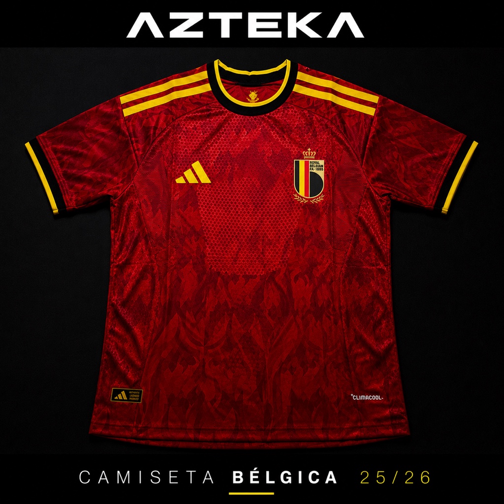 Camiseta Bélgica Titular 25/26